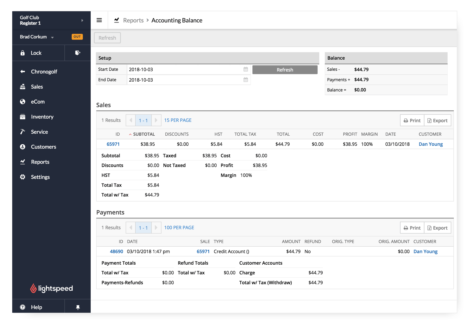 xero accounting software and cost of goods sold