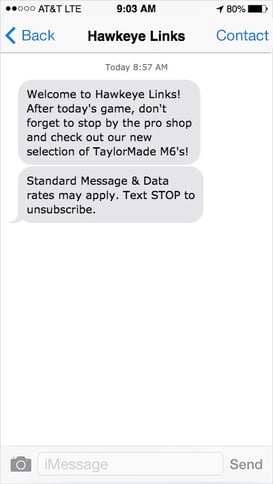 golf-course-text-message-marketing-promotions