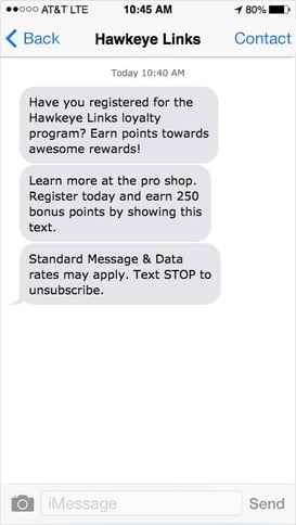 golf-course-text-message-marketing-loyalty-program
