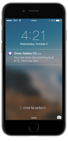 golf course mobile marketing