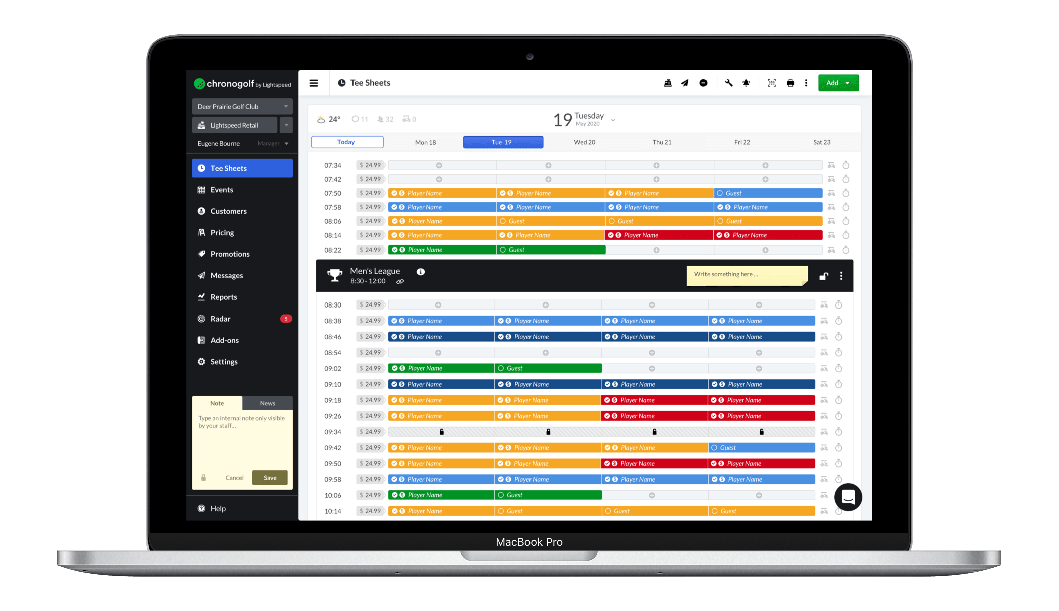Tee Sheet Software The Best Solutions in the Industry