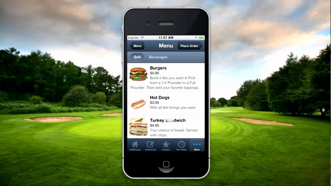 golf course restaurant ideas